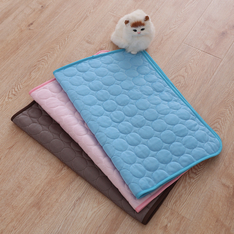 Pet Summer Portable Ice Silk Cooling Pad - Waldessae, the best pet supplies ever