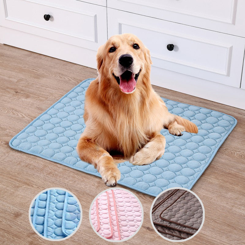 Pet Summer Portable Ice Silk Cooling Pad - Waldessae, the best pet supplies ever