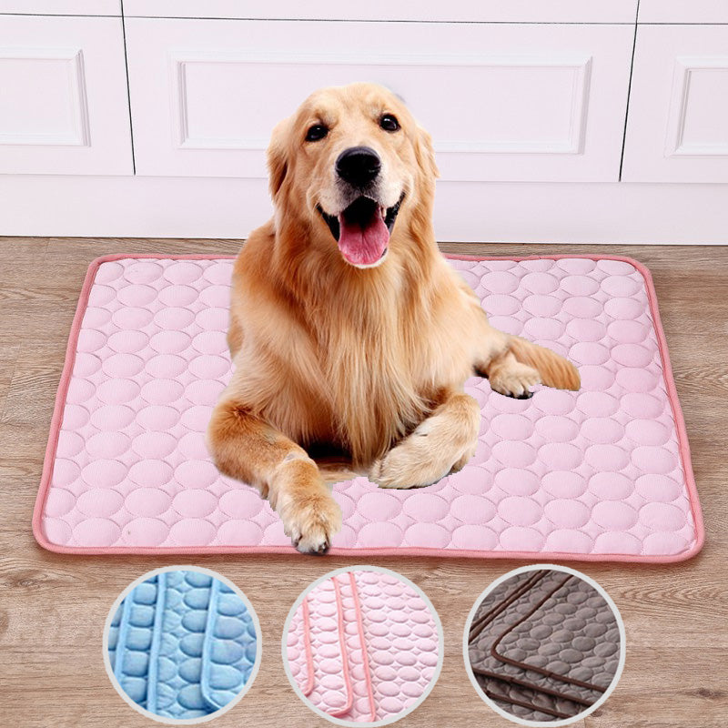 Pet Summer Portable Ice Silk Cooling Pad - Waldessae, the best pet supplies ever