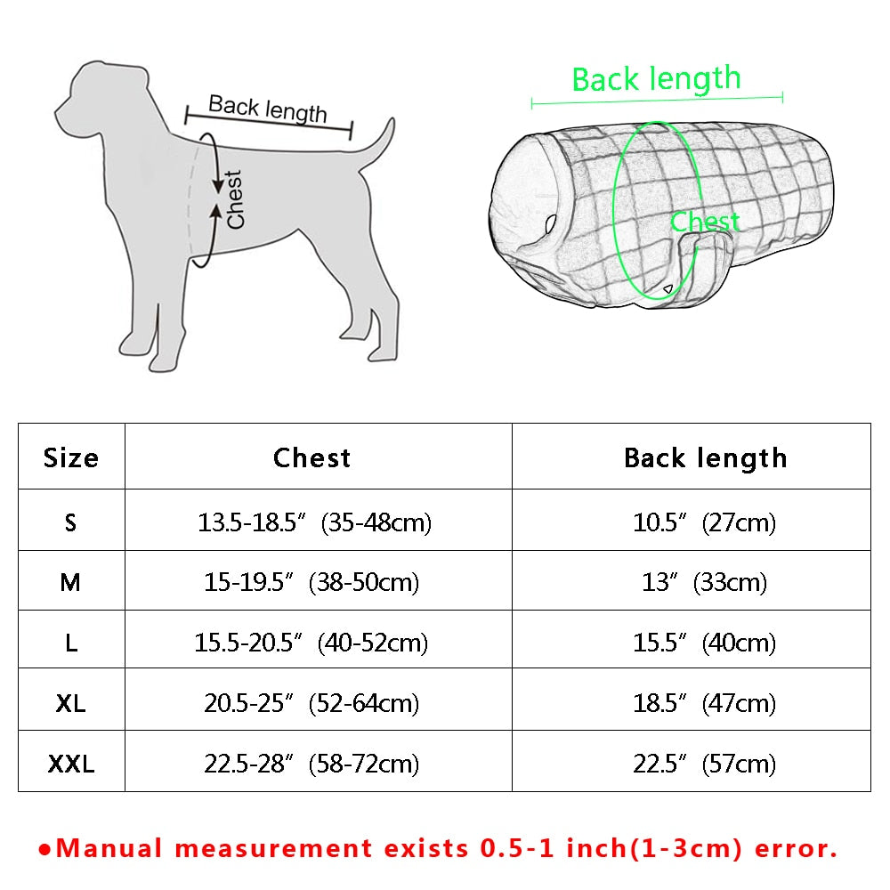 Autumn Winter Dog Clothes Vest Jacket Warm Fleece - Waldessae, the best pet supplies ever