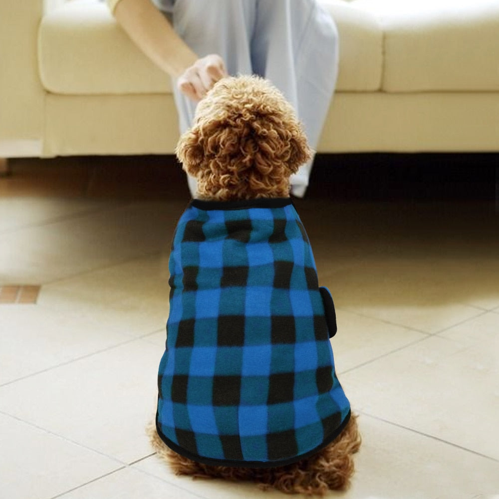 Autumn Winter Dog Clothes Vest Jacket Warm Fleece - Waldessae, the best pet supplies ever