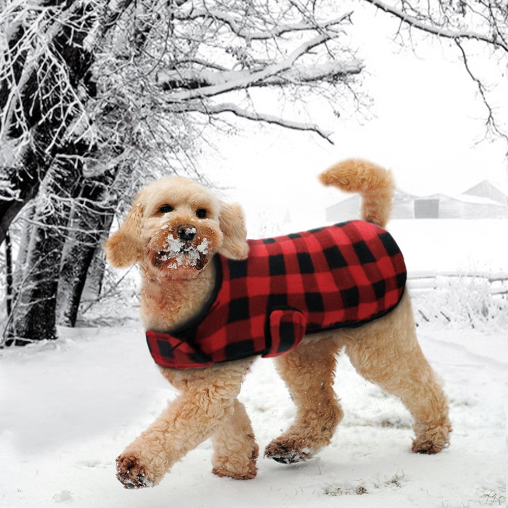 Autumn Winter Dog Clothes Vest Jacket Warm Fleece - Waldessae, the best pet supplies ever