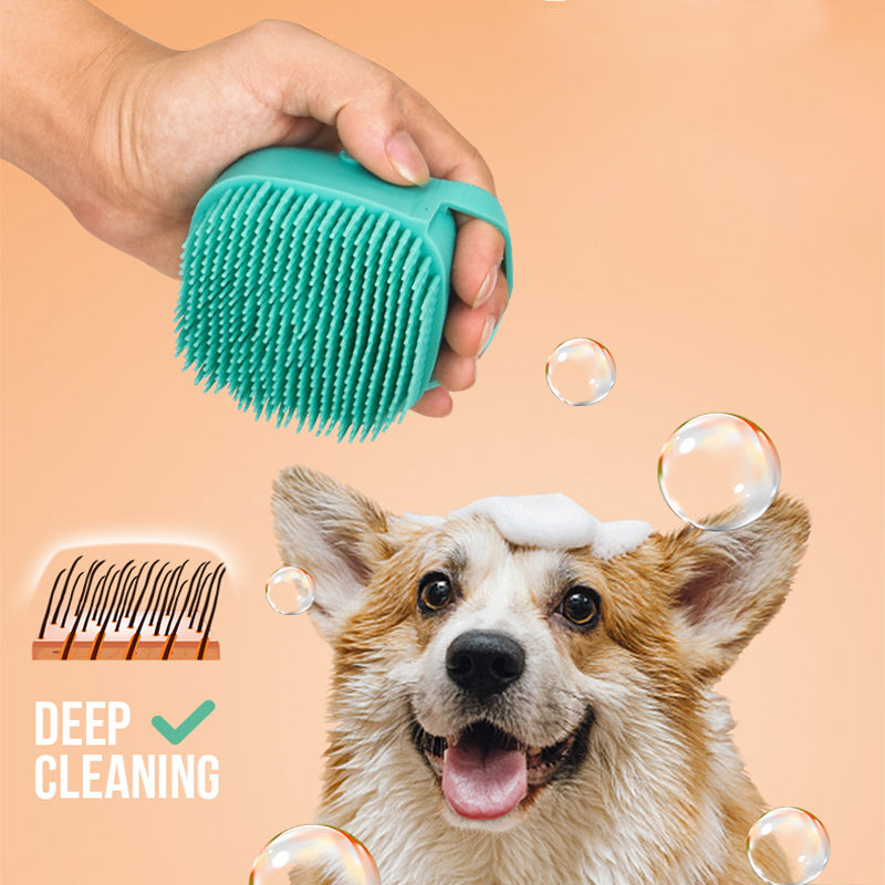 Bathroom Puppy Big Dog Cat Bath Massage Gloves Brush Soft Safety - Waldessae, the best pet supplies ever