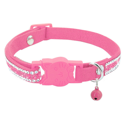 Cat Collar Crystal Cats Accessories Pets Dog Quick - Waldessae, the best pet supplies ever