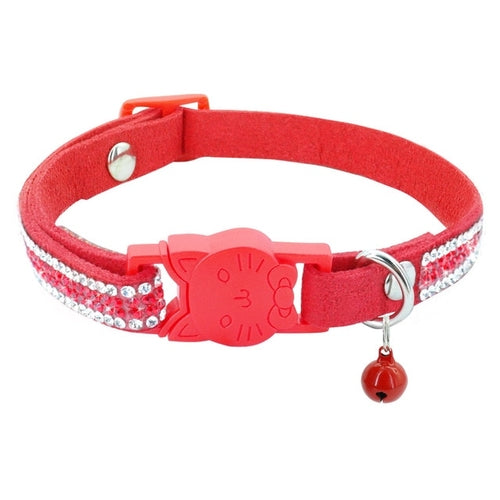 Cat Collar Crystal Cats Accessories Pets Dog Quick - Waldessae, the best pet supplies ever