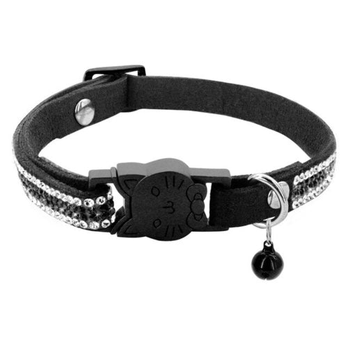 Cat Collar Crystal Cats Accessories Pets Dog Quick - Waldessae, the best pet supplies ever