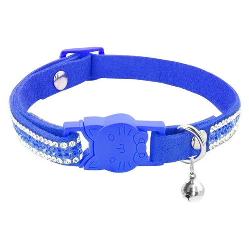 Cat Collar Crystal Cats Accessories Pets Dog Quick - Waldessae, the best pet supplies ever