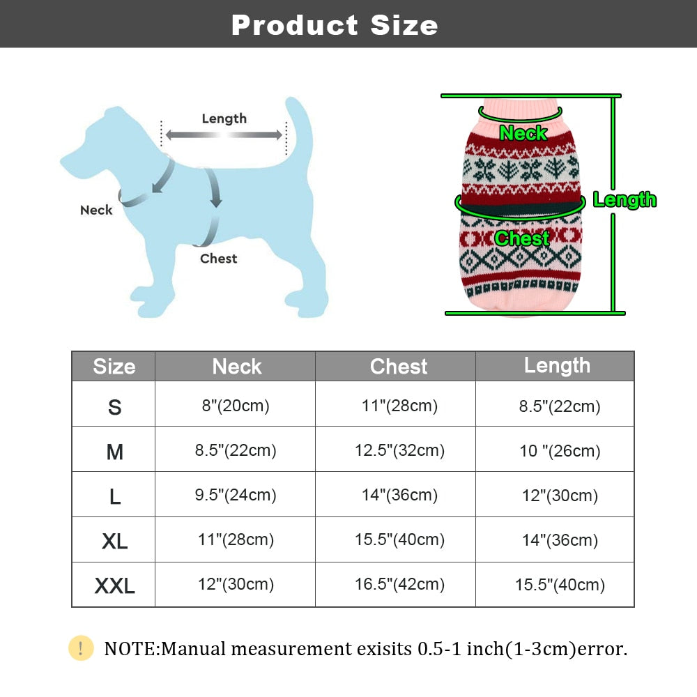 Christmas Cat Clothes Sweater Pet Puppy Knitted - Waldessae, the best pet supplies ever