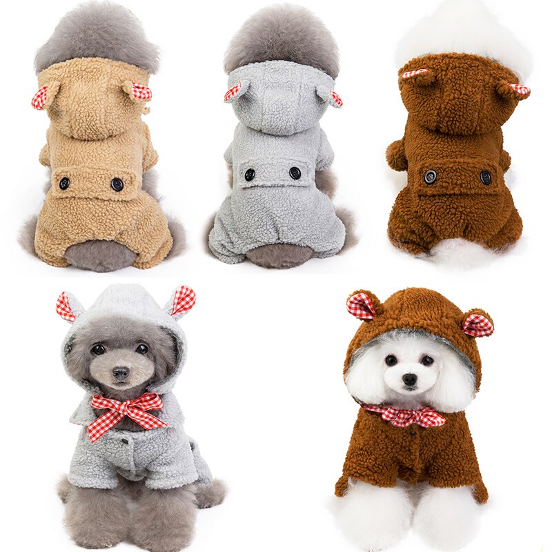 Cute Dog Hoodie Winter Pet Dog Clothes For Dogs - Waldessae, the best pet supplies ever