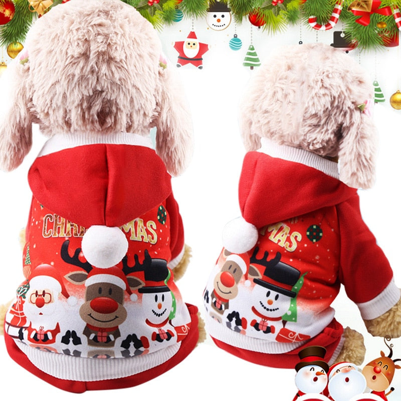 New Christmas Dog Clothes For Small Dog Pet Xmas - Waldessae, the best pet supplies ever