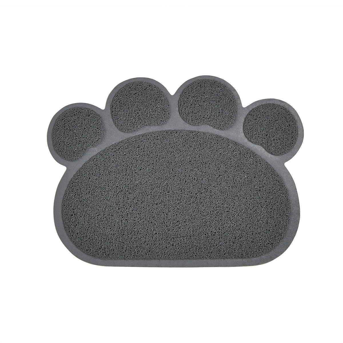 Non slip Pet Cat Litter Mat Paw Print Feeding Bowl Placemat Cat Bed - Waldessae, the best pet supplies ever