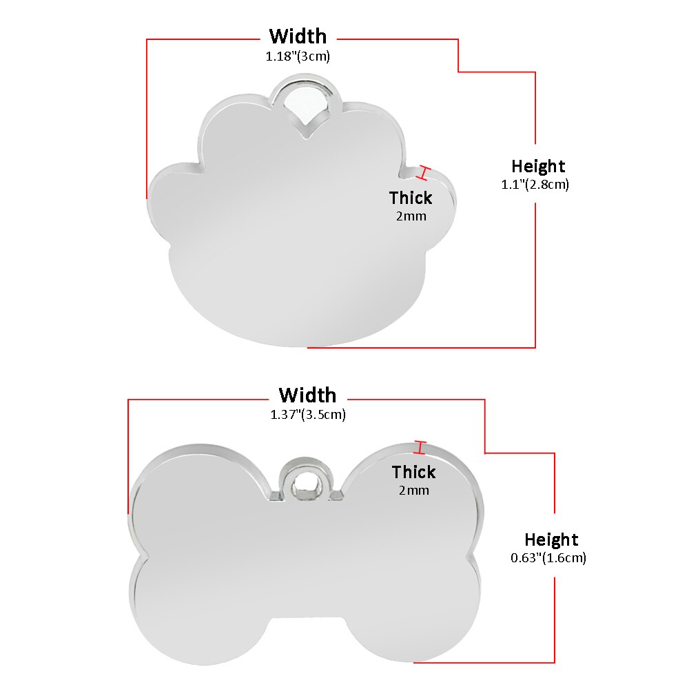 Personalized Dog ID Tag Pet Dog Accessories - Waldessae, the best pet supplies ever