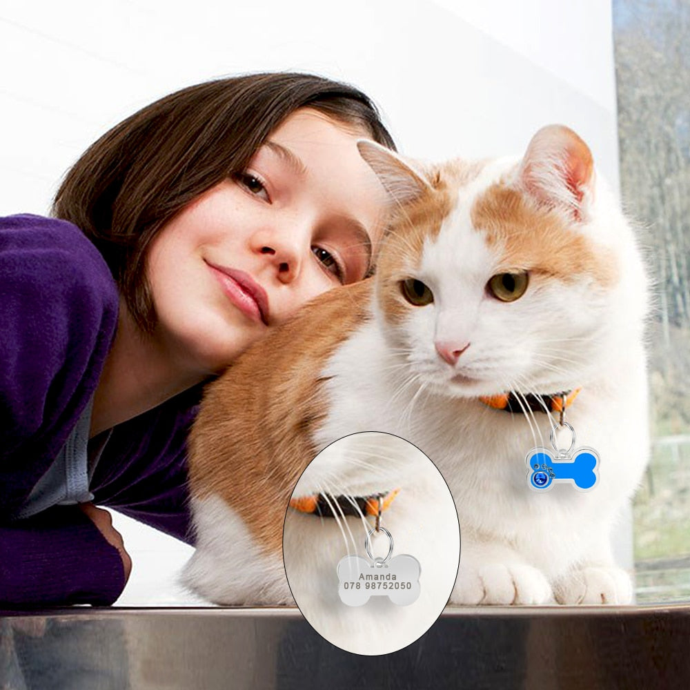 Personalized Dog ID Tag Pet Dog Accessories - Waldessae, the best pet supplies ever