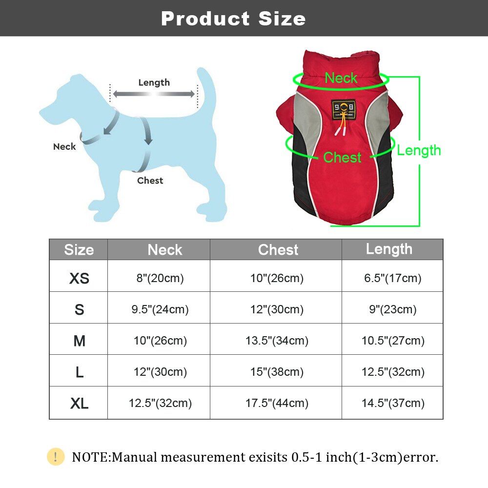 Pet Dog Clothes for Pug Winter Warm Coats Jacket - Waldessae, the best pet supplies ever