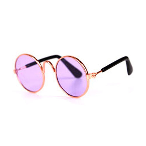 Pet Products Lovely Vintage Round Cat Sunglasses Reflection Eye Wear - Waldessae, the best pet supplies ever