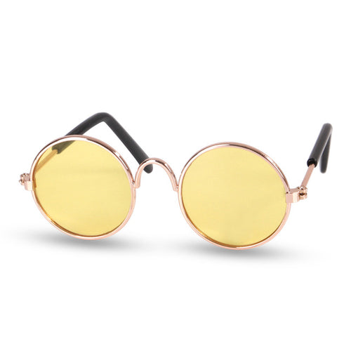 Pet Products Lovely Vintage Round Cat Sunglasses Reflection Eye Wear - Waldessae, the best pet supplies ever
