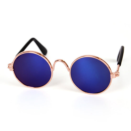 Pet Products Lovely Vintage Round Cat Sunglasses Reflection Eye Wear - Waldessae, the best pet supplies ever