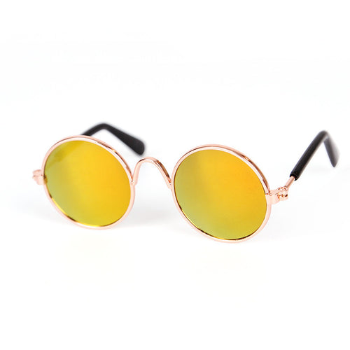 Pet Products Lovely Vintage Round Cat Sunglasses Reflection Eye Wear - Waldessae, the best pet supplies ever