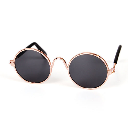 Pet Products Lovely Vintage Round Cat Sunglasses Reflection Eye Wear - Waldessae, the best pet supplies ever