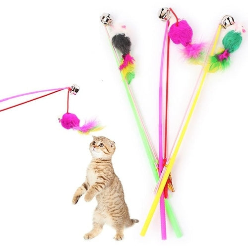 Pet cat Interactive toy Cute Design Bell and bird - Waldessae, the best pet supplies ever