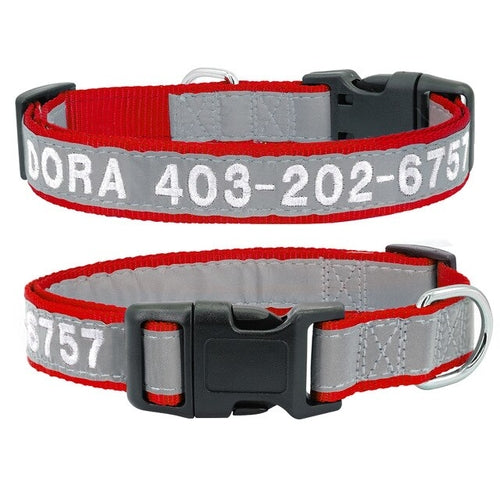 Reflective Custom Dog Collar Personalized - Waldessae, the best pet supplies ever