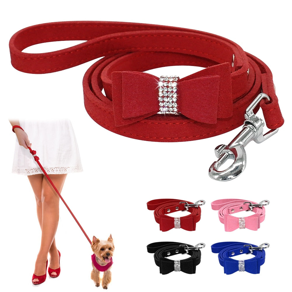 Seude Leather Dog Leash Rope Small Medium Dogs - Waldessae, the best pet supplies ever