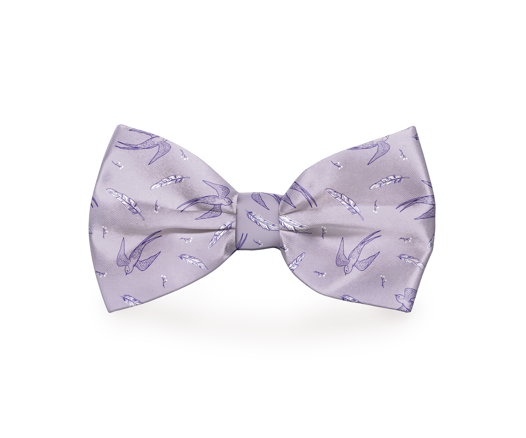 Swallow & Feather Dog Bow Tie Purple - Waldessae, the best pet supplies ever