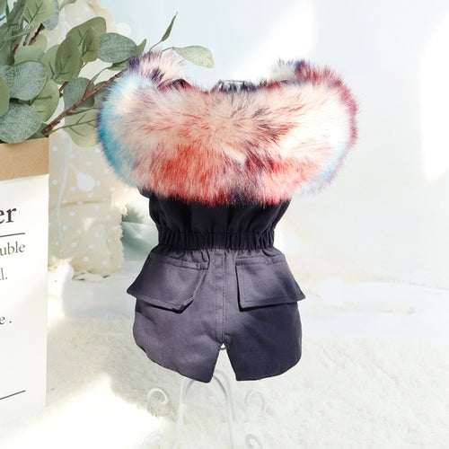 Warm Winter Dog Clothes Luxury Fur Dog Coat - Waldessae, the best pet supplies ever