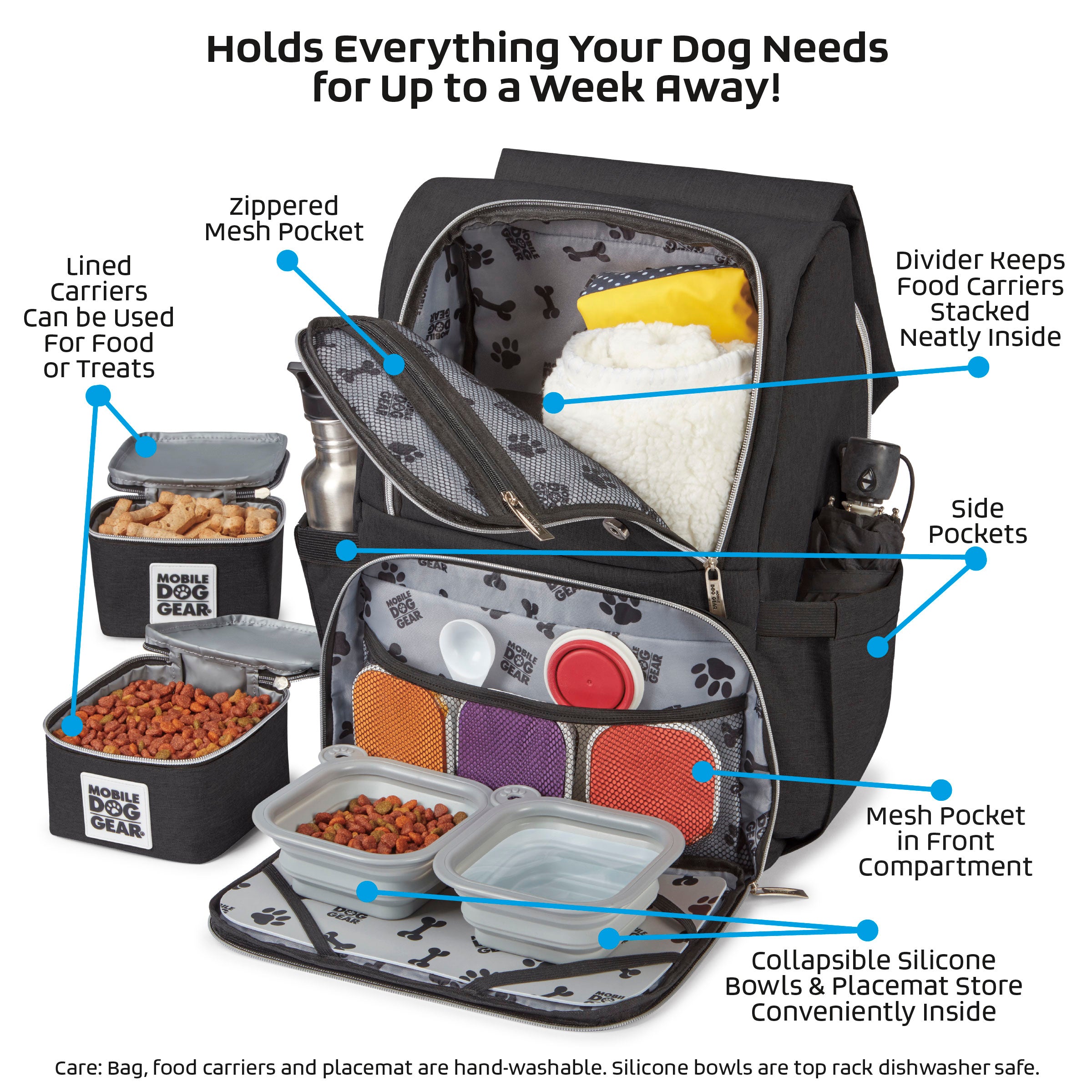 Mobile Dog Gear Ultimate Week Away Backpack - Waldessae, the best pet supplies ever