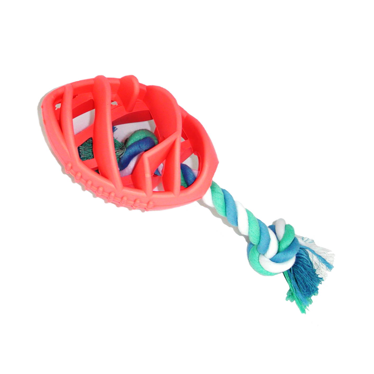 Rubber Football Chew Toy with Tug Rope - Waldessae, the best pet supplies ever