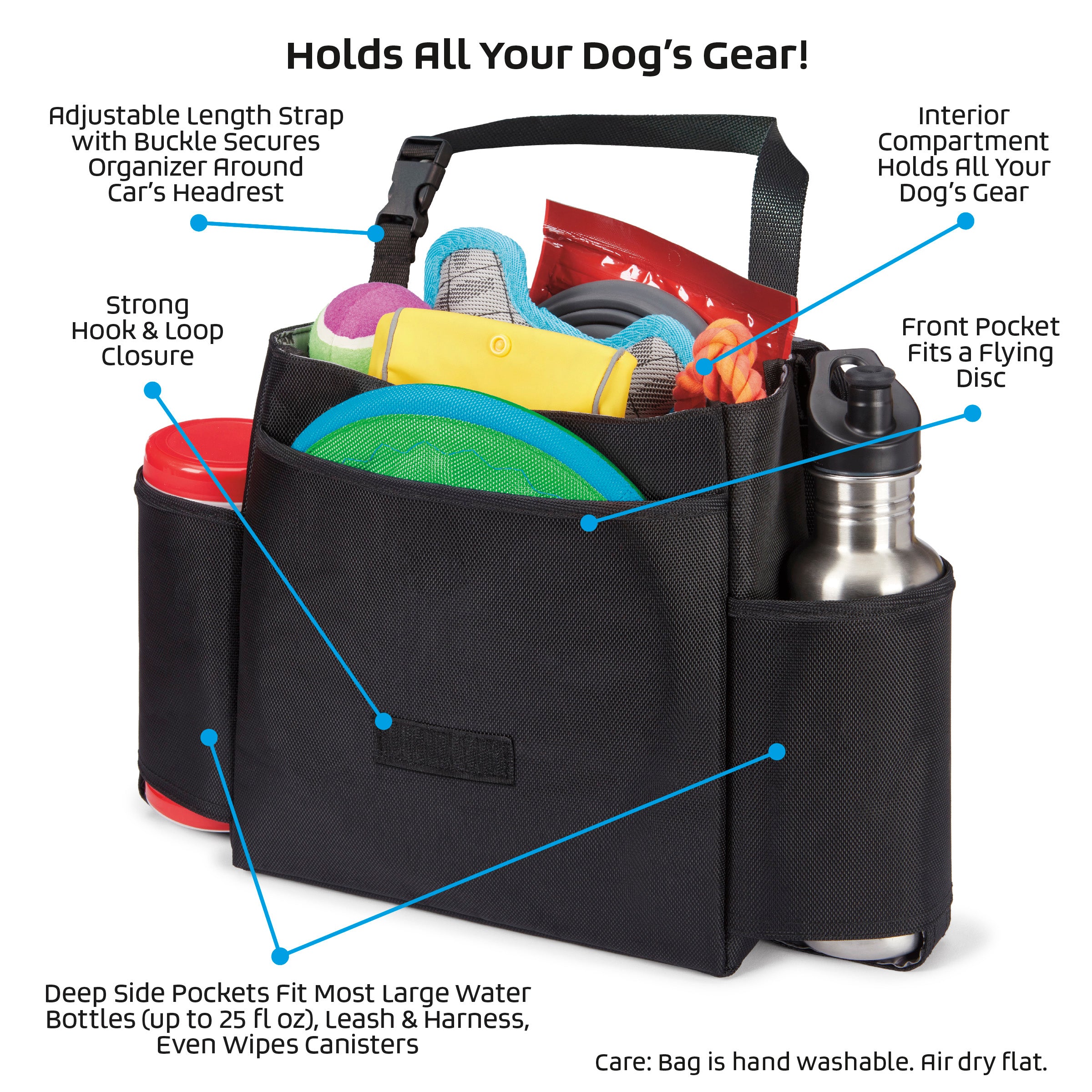 Mobile Dog Gear Car Seat Back Organizer - Waldessae, the best pet supplies ever